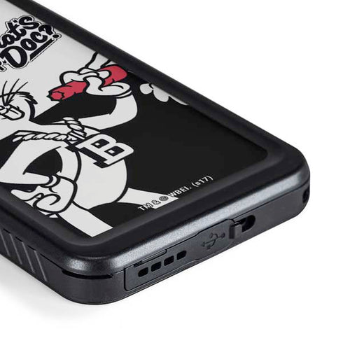 Looney Tunes Retro Bugs Bunny Galaxy S23 Plus Waterproof Case
