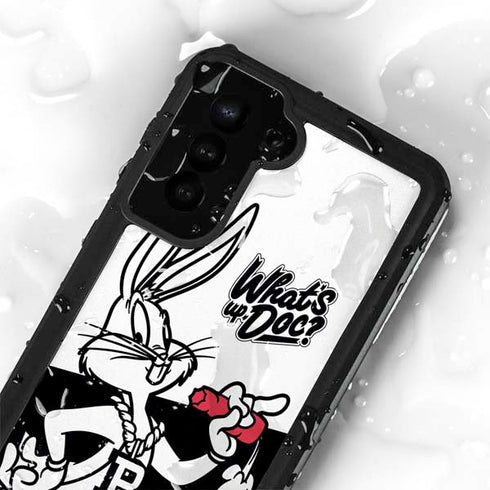 Looney Tunes Retro Bugs Bunny Galaxy S23 Plus Waterproof Case