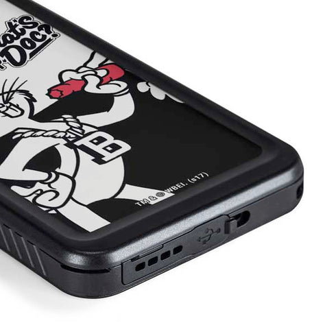 Looney Tunes Retro Bugs Bunny Galaxy S23 Waterproof Case