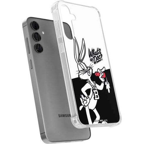 Looney Tunes Retro Bugs Bunny Galaxy S24 Plus Clear Case