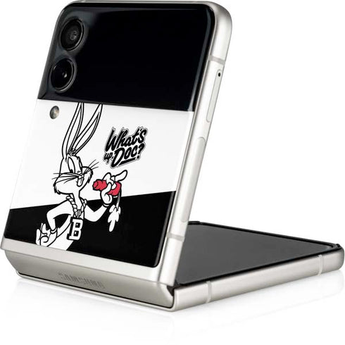 Looney Tunes Retro Bugs Bunny Galaxy Z Flip3 5G Skin