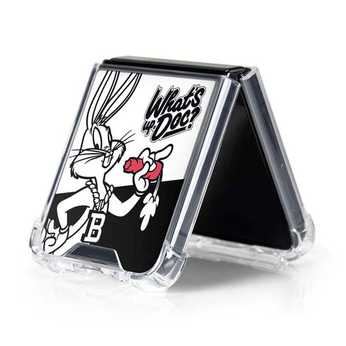 Looney Tunes Retro Bugs Bunny Galaxy Z Flip5 5G Clear Case