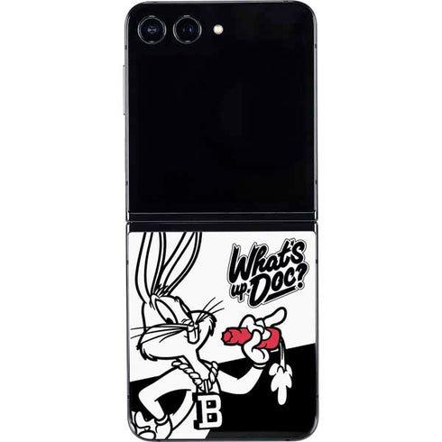 Looney Tunes Retro Bugs Bunny Galaxy Z Flip5 5G Skin