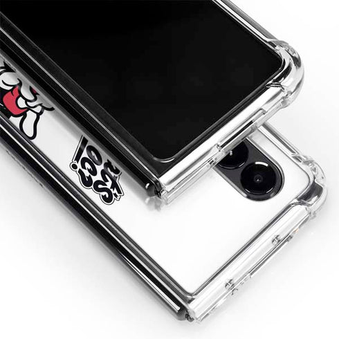 Looney Tunes Retro Bugs Bunny Galaxy Z Fold4 5G Clear Case