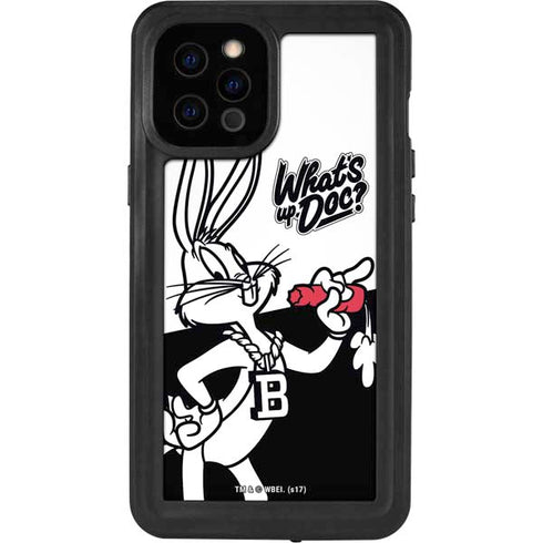 Looney Tunes Retro Bugs Bunny iPhone 12 Pro Max Waterproof Case