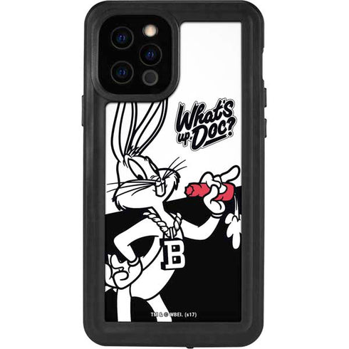 Looney Tunes Retro Bugs Bunny iPhone 12 Pro Waterproof Case