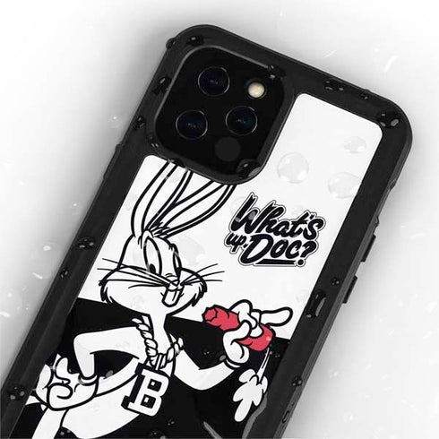 Looney Tunes Retro Bugs Bunny iPhone 12 Pro Waterproof Case