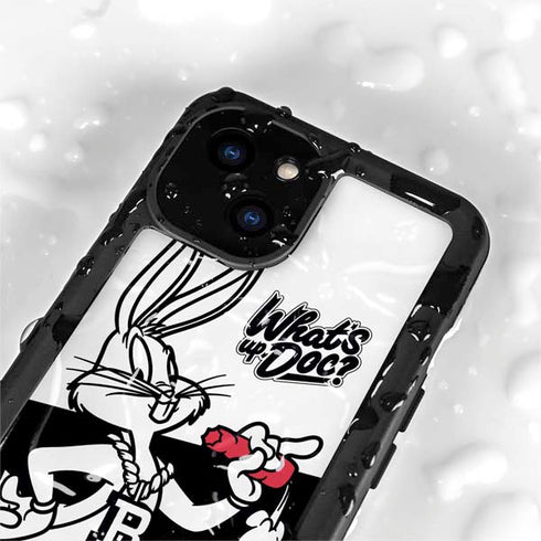 Looney Tunes Retro Bugs Bunny iPhone 13 Mini Waterproof Case