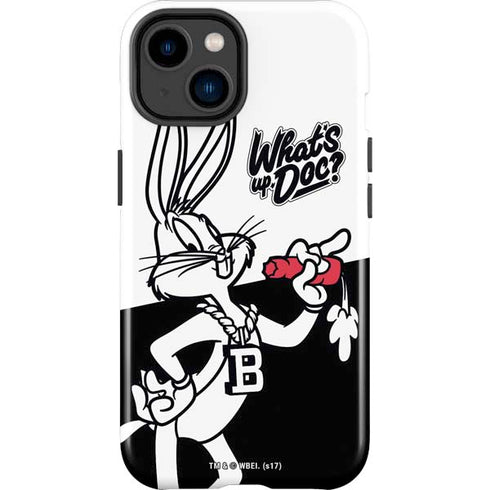 Looney Tunes Retro Bugs Bunny iPhone 14 Plus Impact Case