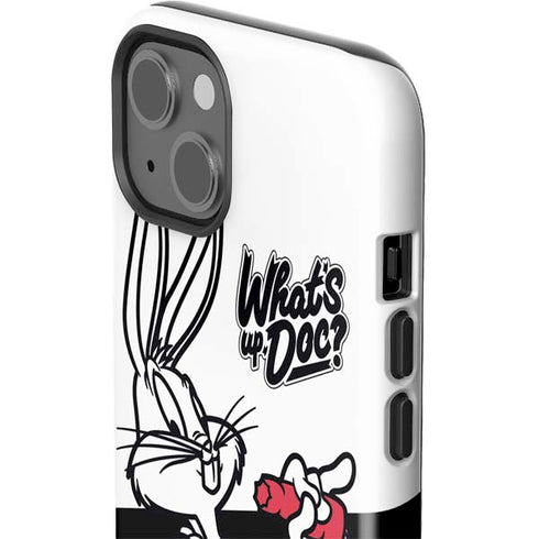 Looney Tunes Retro Bugs Bunny iPhone 15 Plus Impact Case
