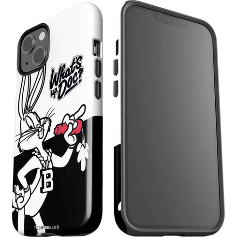 Looney Tunes Retro Bugs Bunny iPhone 15 Plus Impact Case
