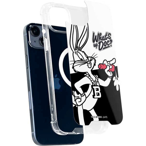 Looney Tunes Retro Bugs Bunny iPhone 15 Plus MagSafe Case
