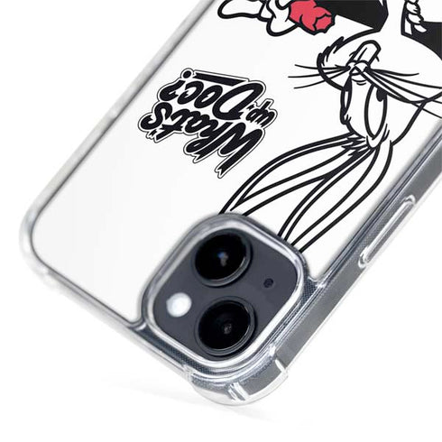 Looney Tunes Retro Bugs Bunny iPhone 15 Plus MagSafe Case