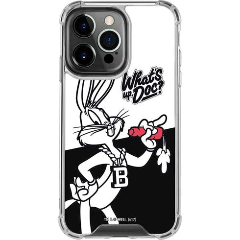 Looney Tunes Retro Bugs Bunny iPhone 15 Pro Clear Case