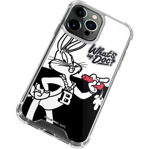 Looney Tunes Retro Bugs Bunny iPhone 15 Pro Clear Case