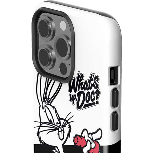 Looney Tunes Retro Bugs Bunny iPhone 14 Pro Impact Case