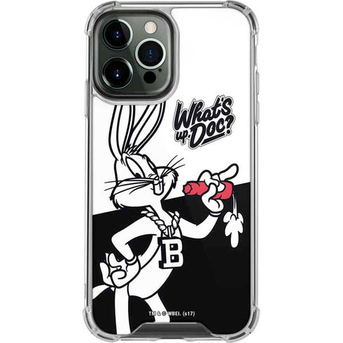 Looney Tunes Retro Bugs Bunny iPhone 15 Pro Max Clear Case