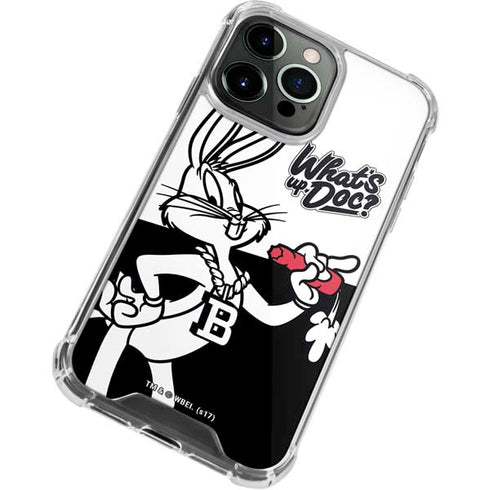 Looney Tunes Retro Bugs Bunny iPhone 14 Pro Max Clear Case
