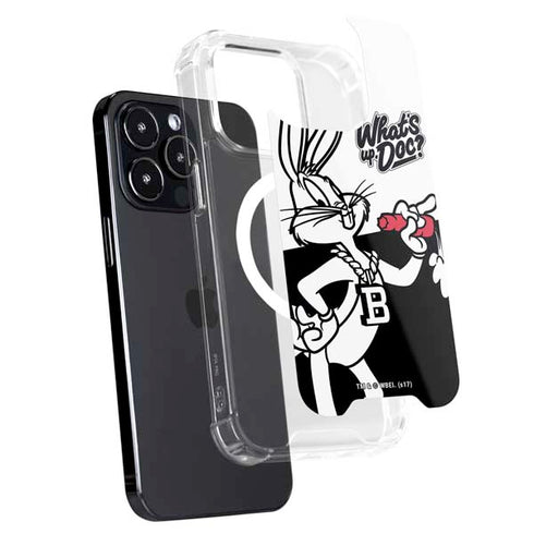 Looney Tunes Retro Bugs Bunny iPhone 15 Pro Max MagSafe Case