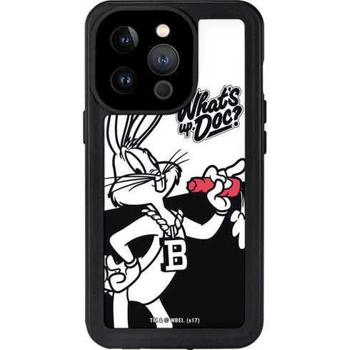 Looney Tunes Retro Bugs Bunny iPhone 14 Pro Waterproof Case