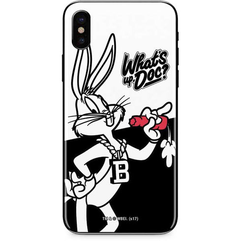 Looney Tunes Retro Bugs Bunny iPhone X Skin