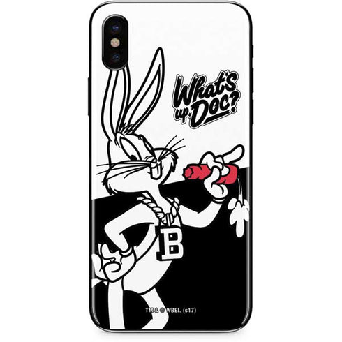 Looney Tunes Retro Bugs Bunny iPhone XS Skin