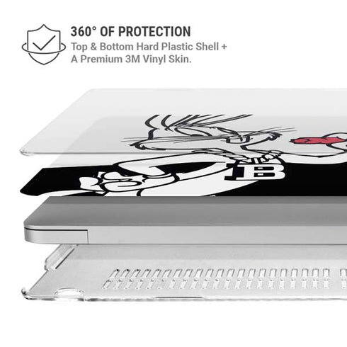Looney Tunes Retro Bugs Bunny MacBook Air 13in M1 (2021) Case plus Skin