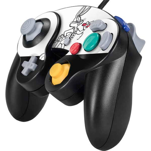 Looney Tunes Retro Bugs Bunny Nintendo GameCube Controller Skin