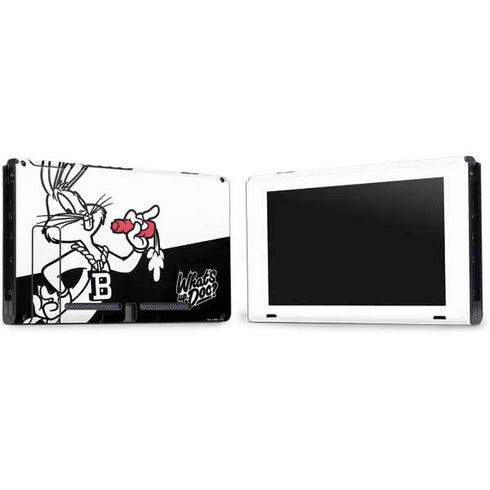 Looney Tunes Retro Bugs Bunny Nintendo Switch Bundle Skin