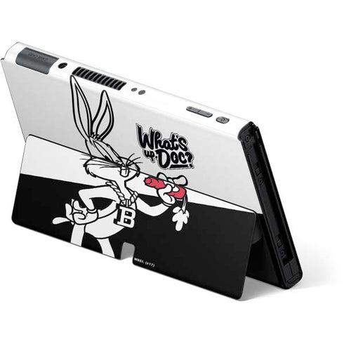 Looney Tunes Retro Bugs Bunny Nintendo Switch OLED (2021) Skin