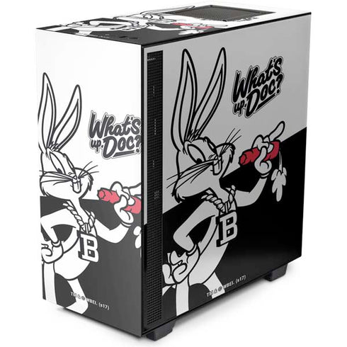 Looney Tunes Retro Bugs Bunny NZXT H510 Compact ATX Mid-Tower Case Skin