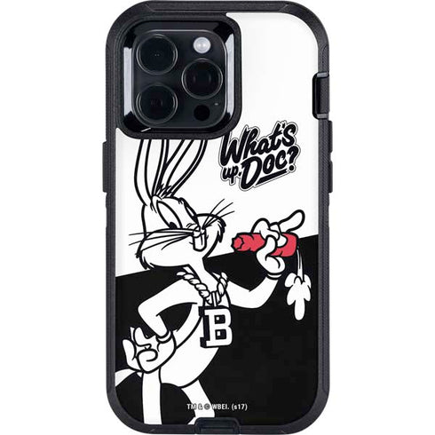 Looney Tunes Retro Bugs Bunny Otterbox Defender iPhone Skin