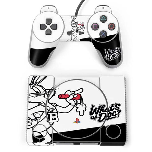 Looney Tunes Retro Bugs Bunny PlayStation Classic Bundle Skin