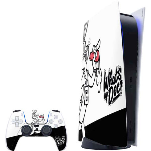 Looney Tunes Retro Bugs Bunny PS5 Digital Edition Bundle Skin