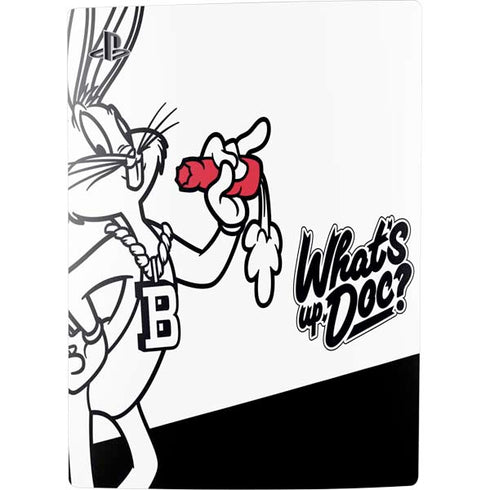 Looney Tunes Retro Bugs Bunny PS5 Digital Edition Console Skin