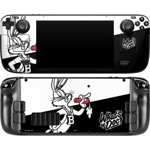 Looney Tunes Retro Bugs Bunny Steam Deck Handheld Gaming Computer Skin