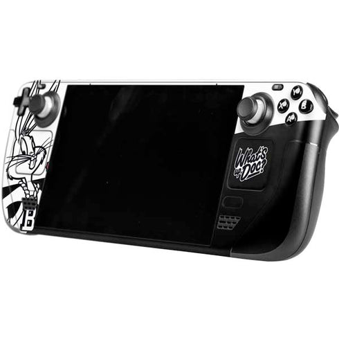 Looney Tunes Retro Bugs Bunny Steam Deck Handheld Gaming Computer Skin