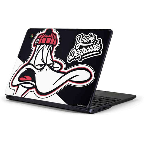 Looney Tunes Retro Daffy Duck Samsung Chromebook Skin