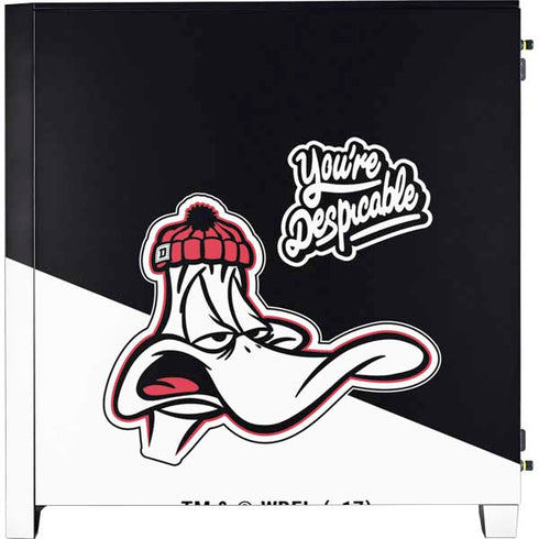 Looney Tunes Retro Daffy Duck Corsair 4000D Tempered Glass Mid-Tower ATX Case Skin