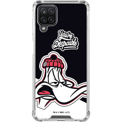 Looney Tunes Retro Daffy Duck Galaxy A12 Clear Case