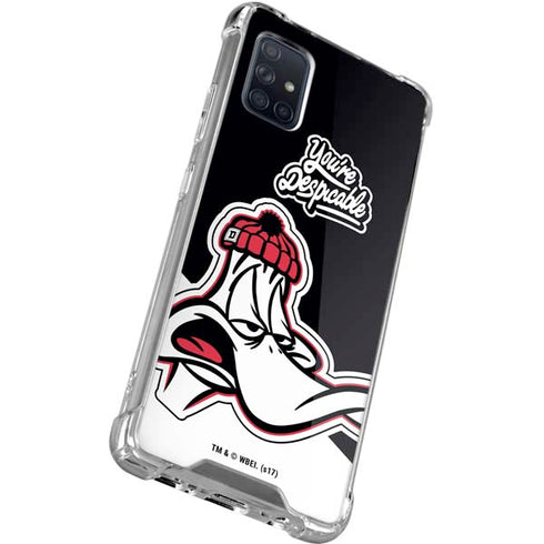 Looney Tunes Retro Daffy Duck Galaxy A71 5G Clear Case