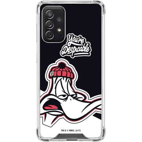 Looney Tunes Retro Daffy Duck Galaxy A72 5G Clear Case