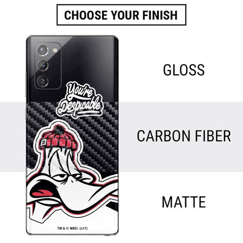 Looney Tunes Retro Daffy Duck Galaxy Note20 5G Skin