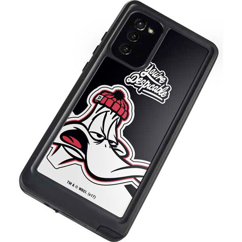 Looney Tunes Retro Daffy Duck Galaxy Note20 5G Waterproof Case