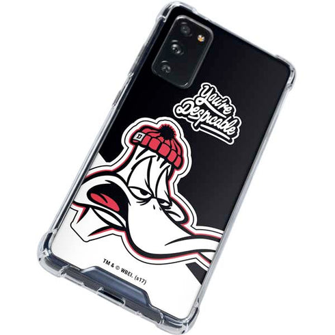Looney Tunes Retro Daffy Duck Galaxy S20 FE Clear Case