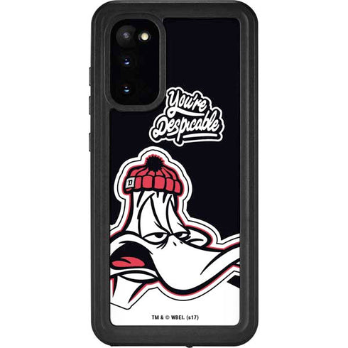 Looney Tunes Retro Daffy Duck Galaxy S20 Waterproof Case