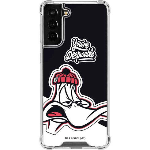 Looney Tunes Retro Daffy Duck Galaxy S21 FE Clear Case