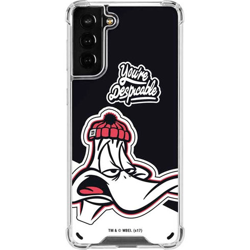 Looney Tunes Retro Daffy Duck Galaxy S21 Plus 5G Clear Case