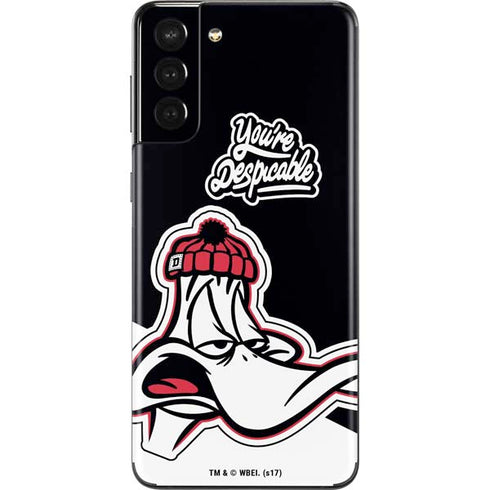 Looney Tunes Retro Daffy Duck Galaxy S21 Plus 5G Skin