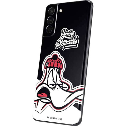 Looney Tunes Retro Daffy Duck Galaxy S21 Plus 5G Skin